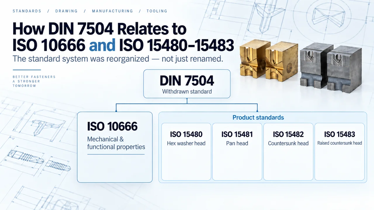 Wie DIN 7504 mit ISO 10666 und den Produktnormen ISO 15480–15483 zusammenhängt: Das Normensystem wurde neu geordnet, nicht nur umbenannt